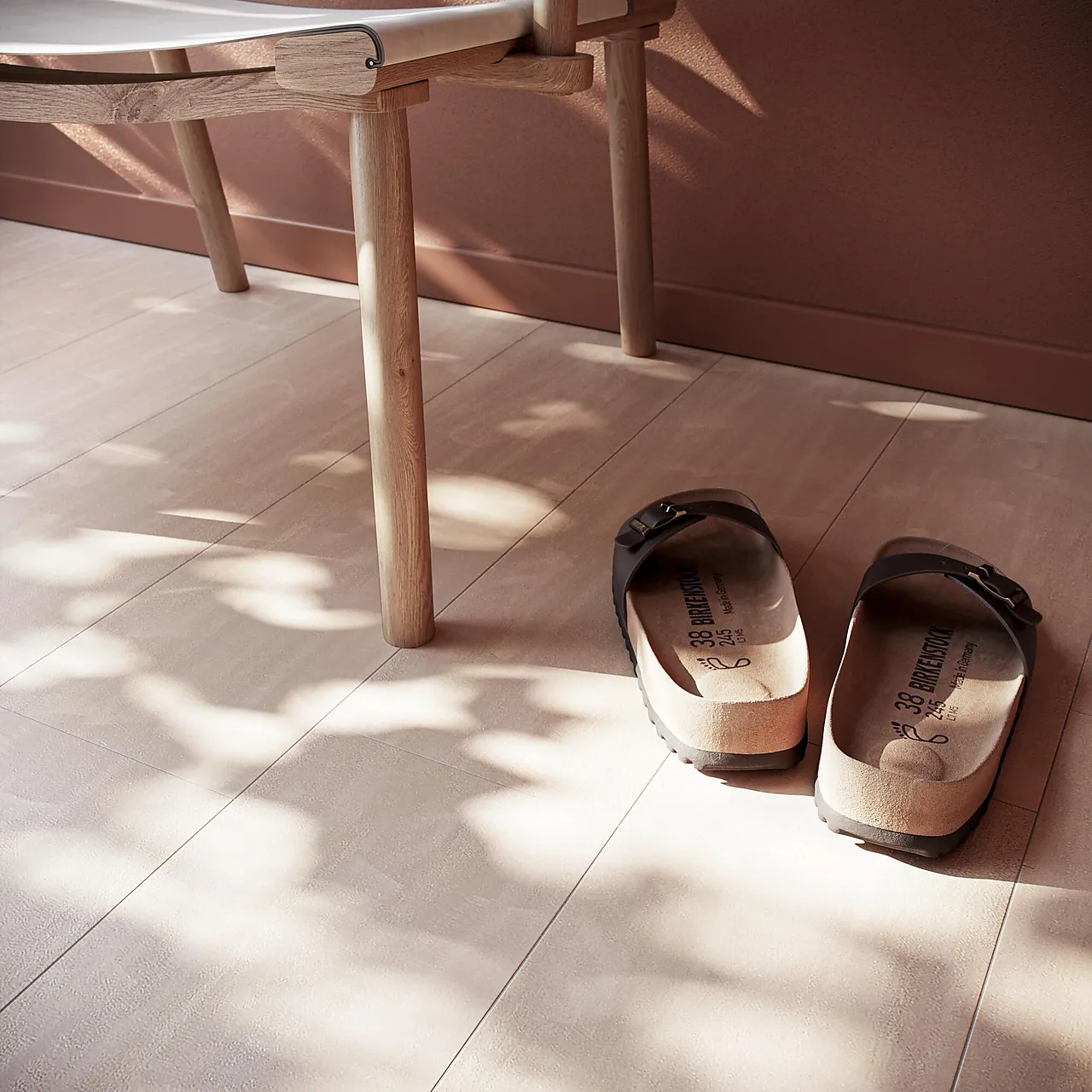 Høytrykkslaminat 1-stav eik original limestone sand null - null - 2 - Miniatyr