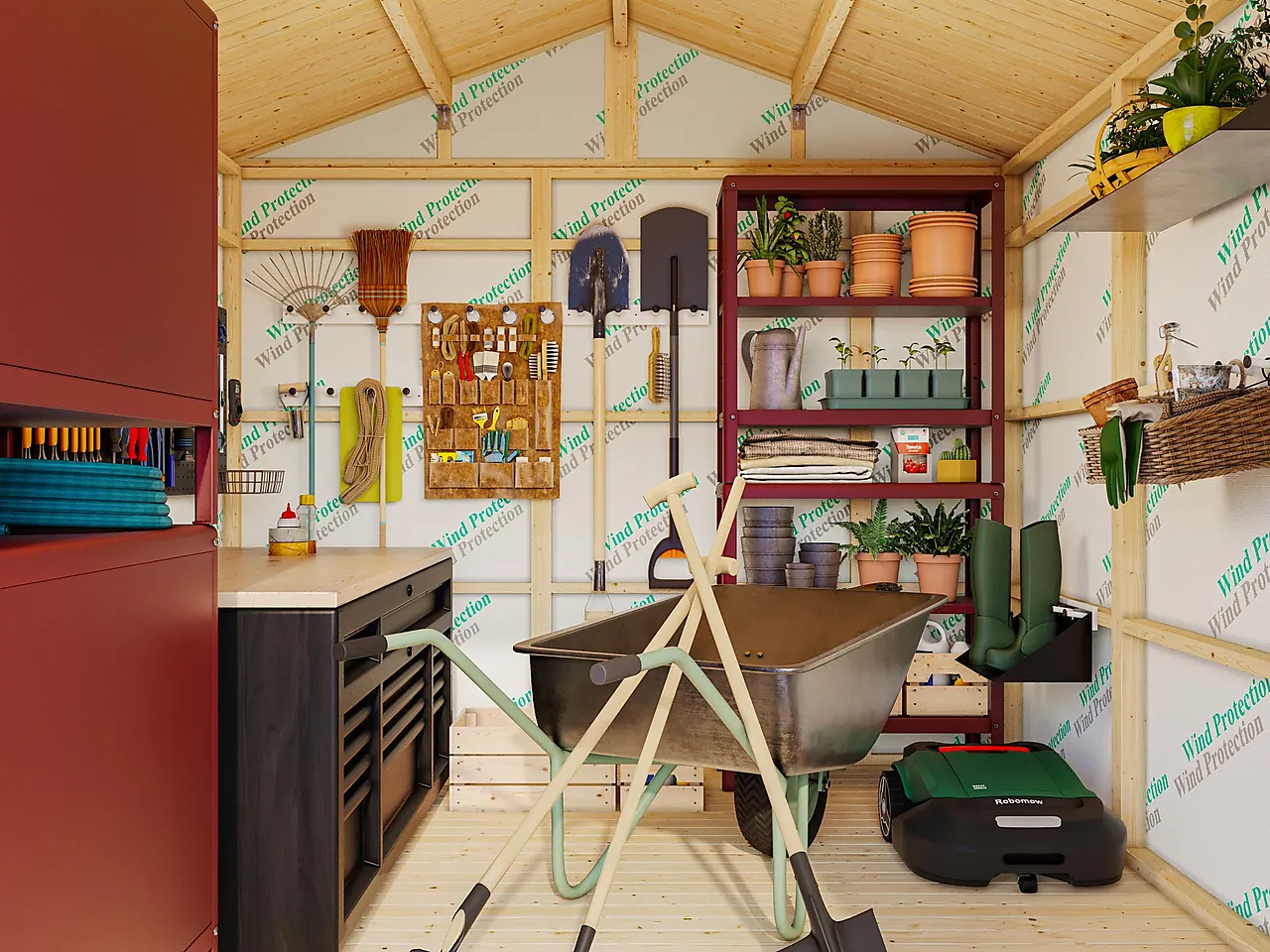 Redskapsbod Martin 9,5 m²