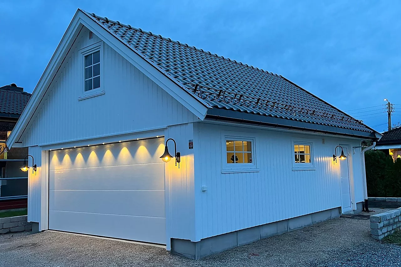 Dobbelgarasje med loft Hushovd null - null - 2 - Miniatyr