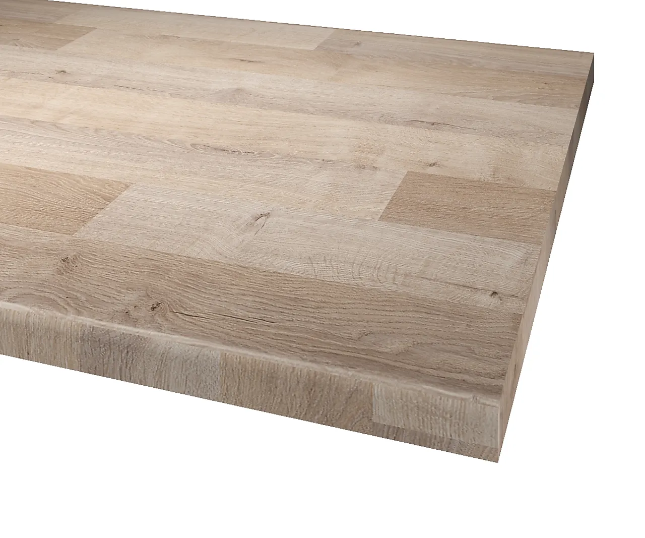 Benk oak natural 29x3020x610 postform null - null - 2 - Miniatyr