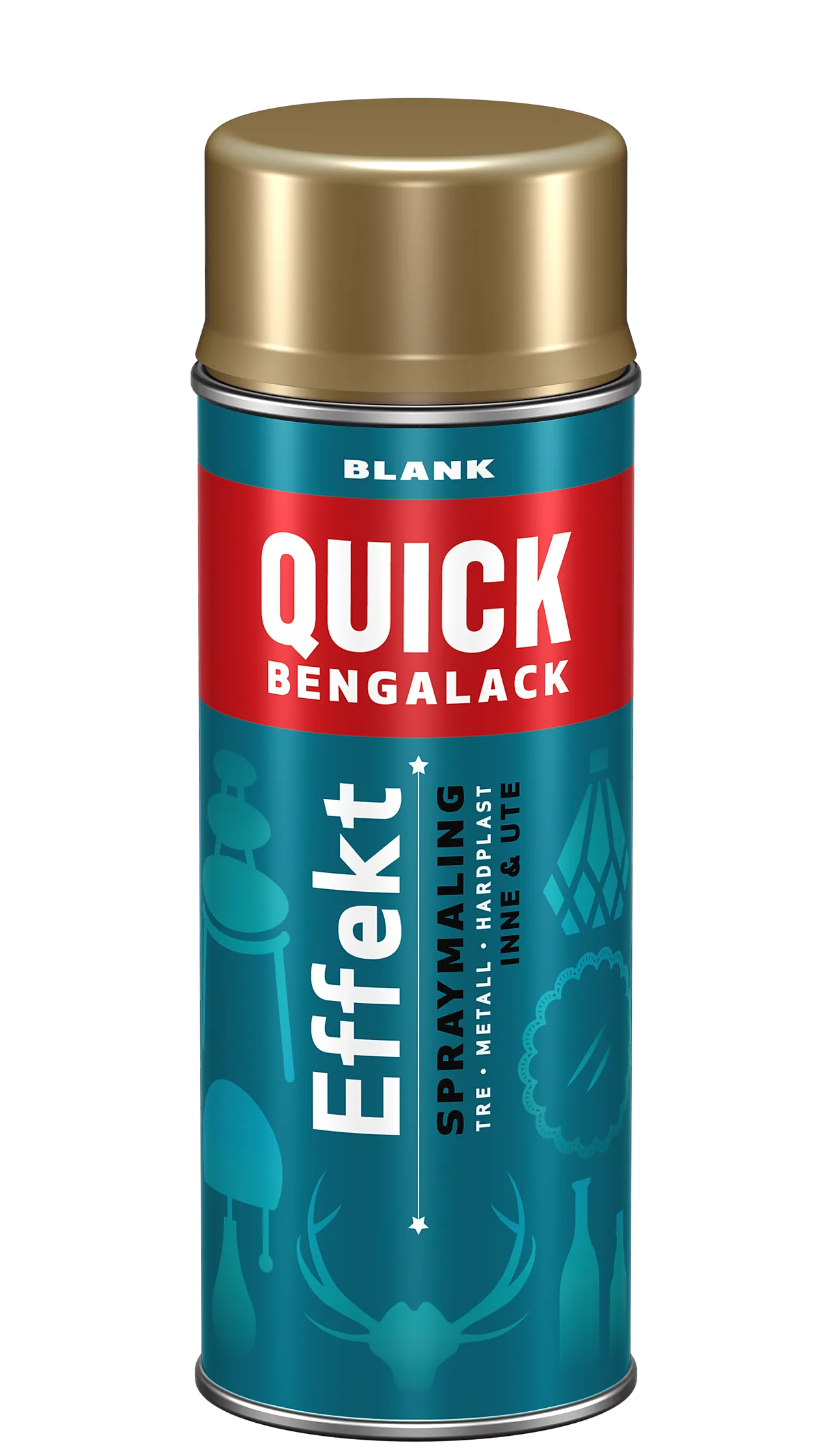 Bengalack effektspray gull metallic 400 ml