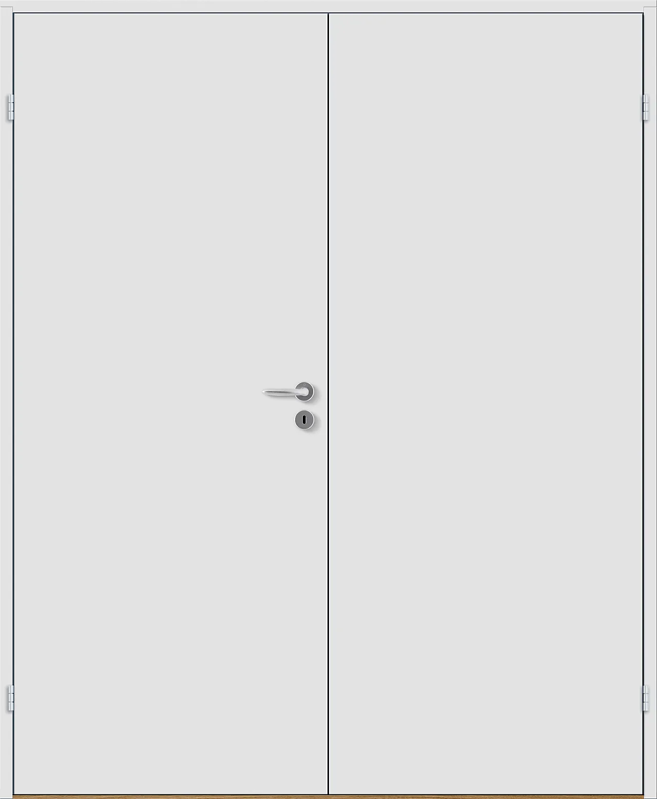 Dobbel innerdør Sletten Kompakt hvit 153x210 cm Dobbel innerdør Sletten Kompakt hvit 153x210 cm