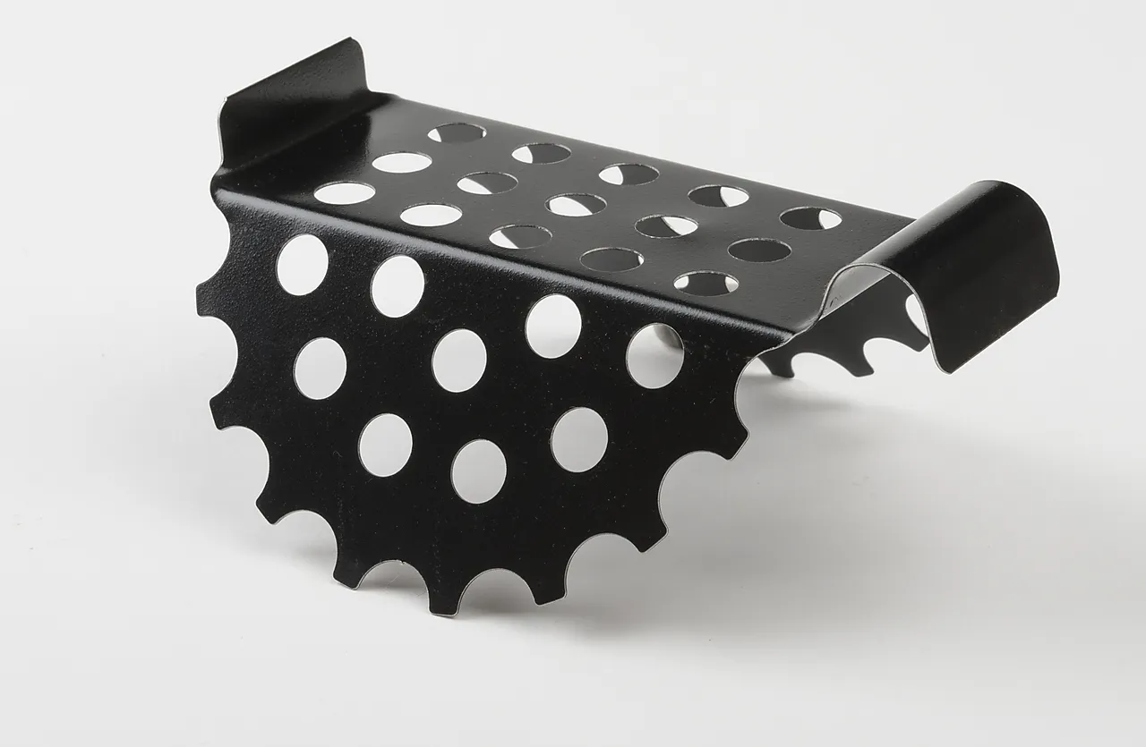 Løvrist stål sort 125 mm