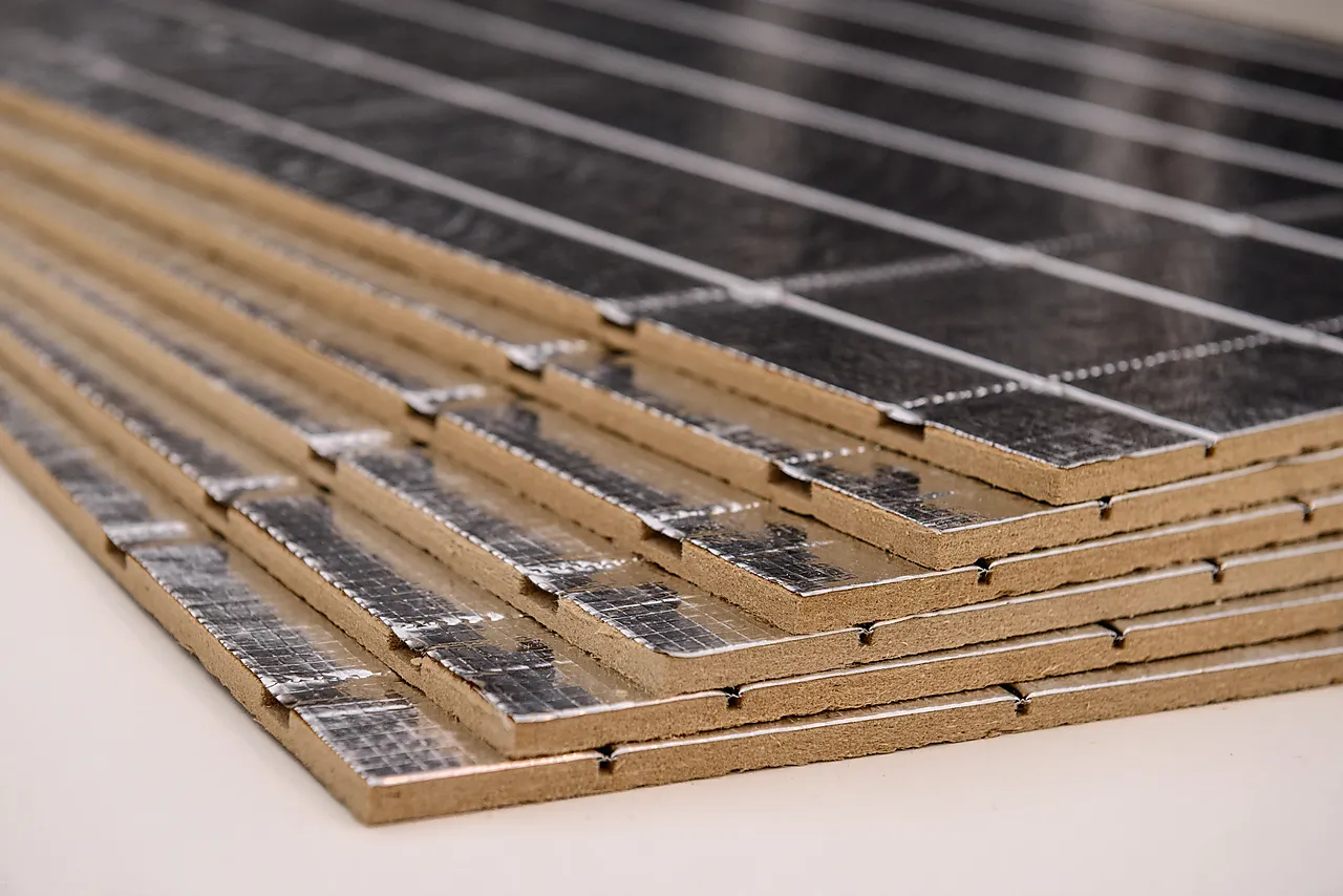 Parkettunderlag 8x590x790 mm silencio for varmekabel