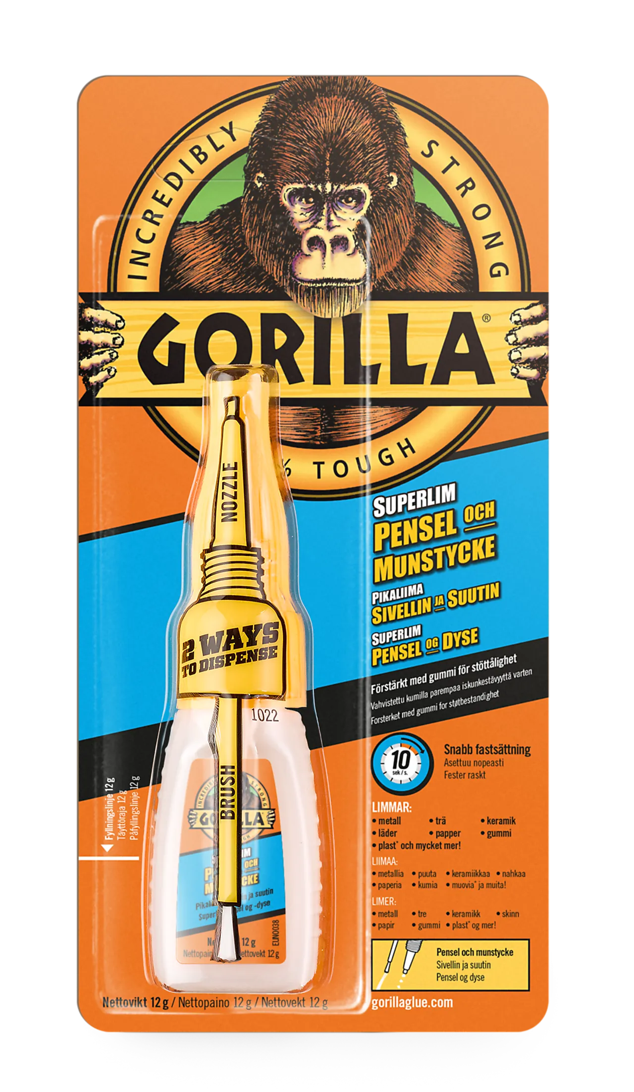 Gorilla Superlim Brush & Nozzle