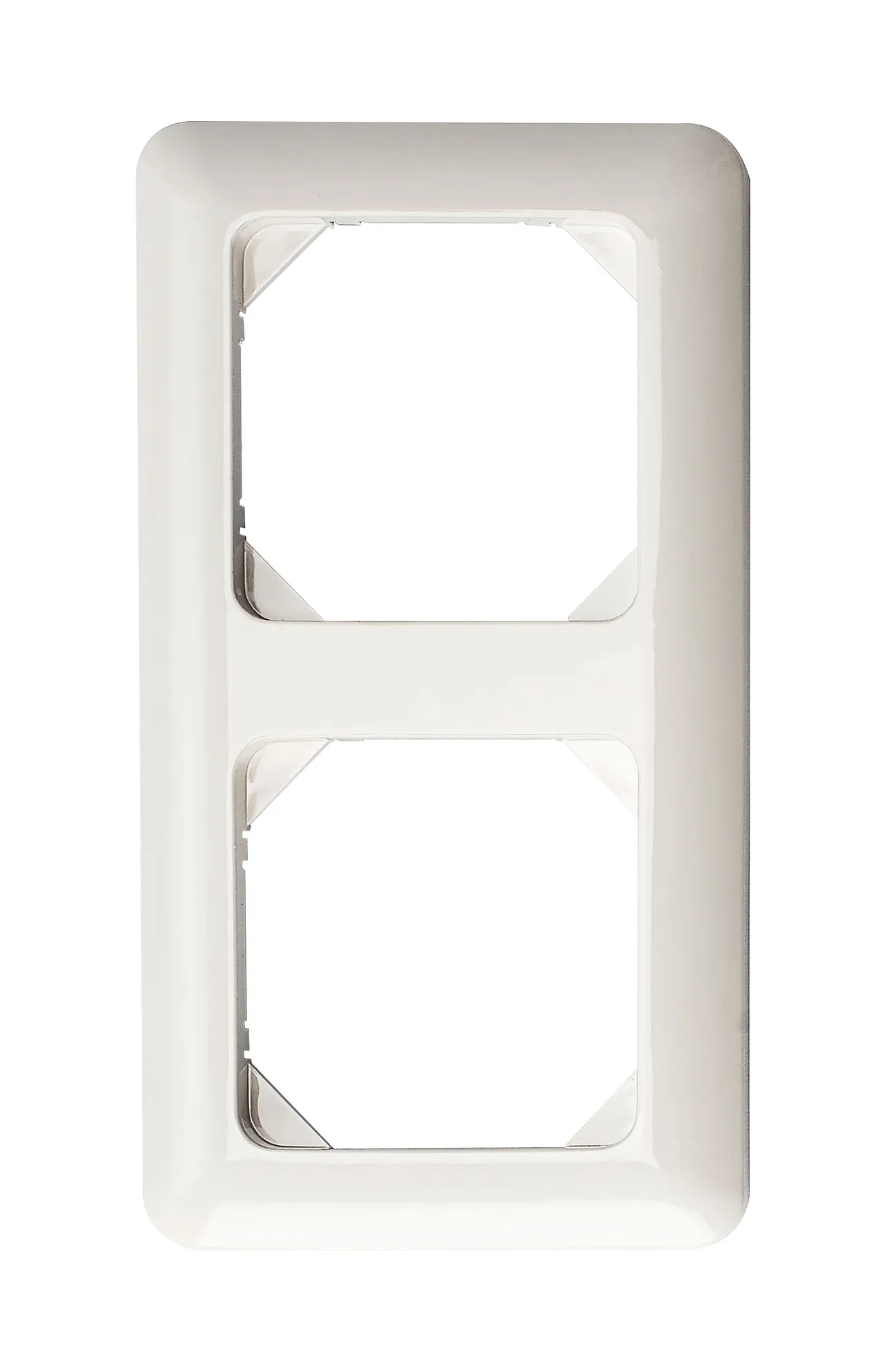 Kombiramme 2-hull hvit