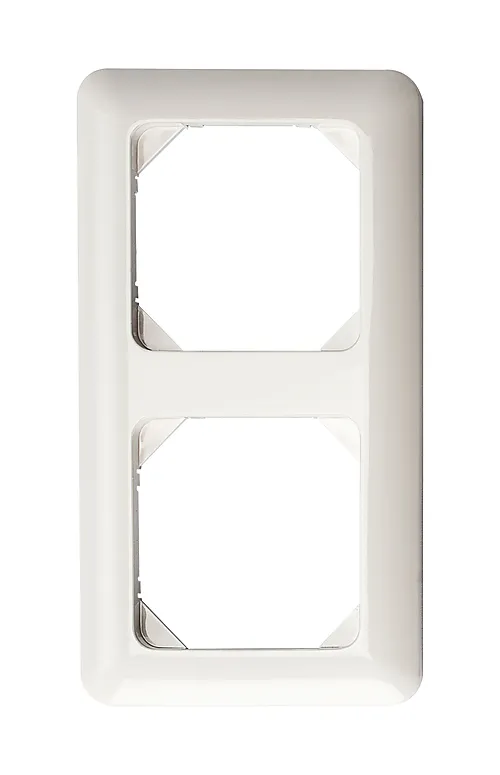 Kombiramme 2-hull hvit