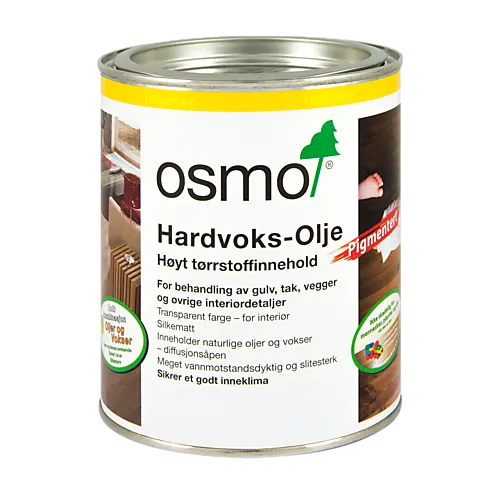 Hardvoksolje pigmentert 0,75 liter natur