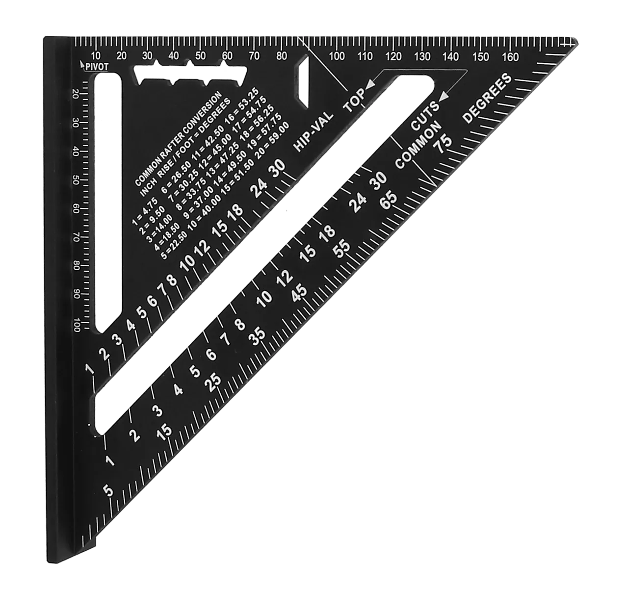 Tømmervinkel aluminium 180x180 mm Tømmervinkel aluminium 180x180 mm