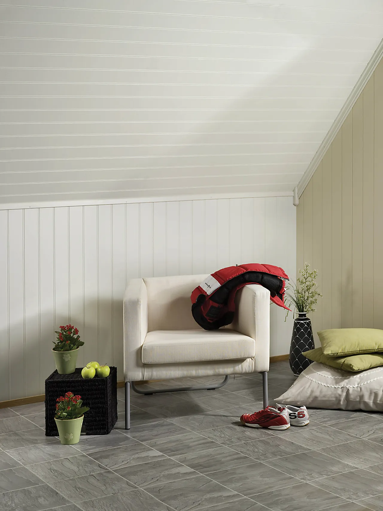 Veggplate focus MDF perlestaff 11x620x2390 mm hvit null - null - 3 - Miniatyr