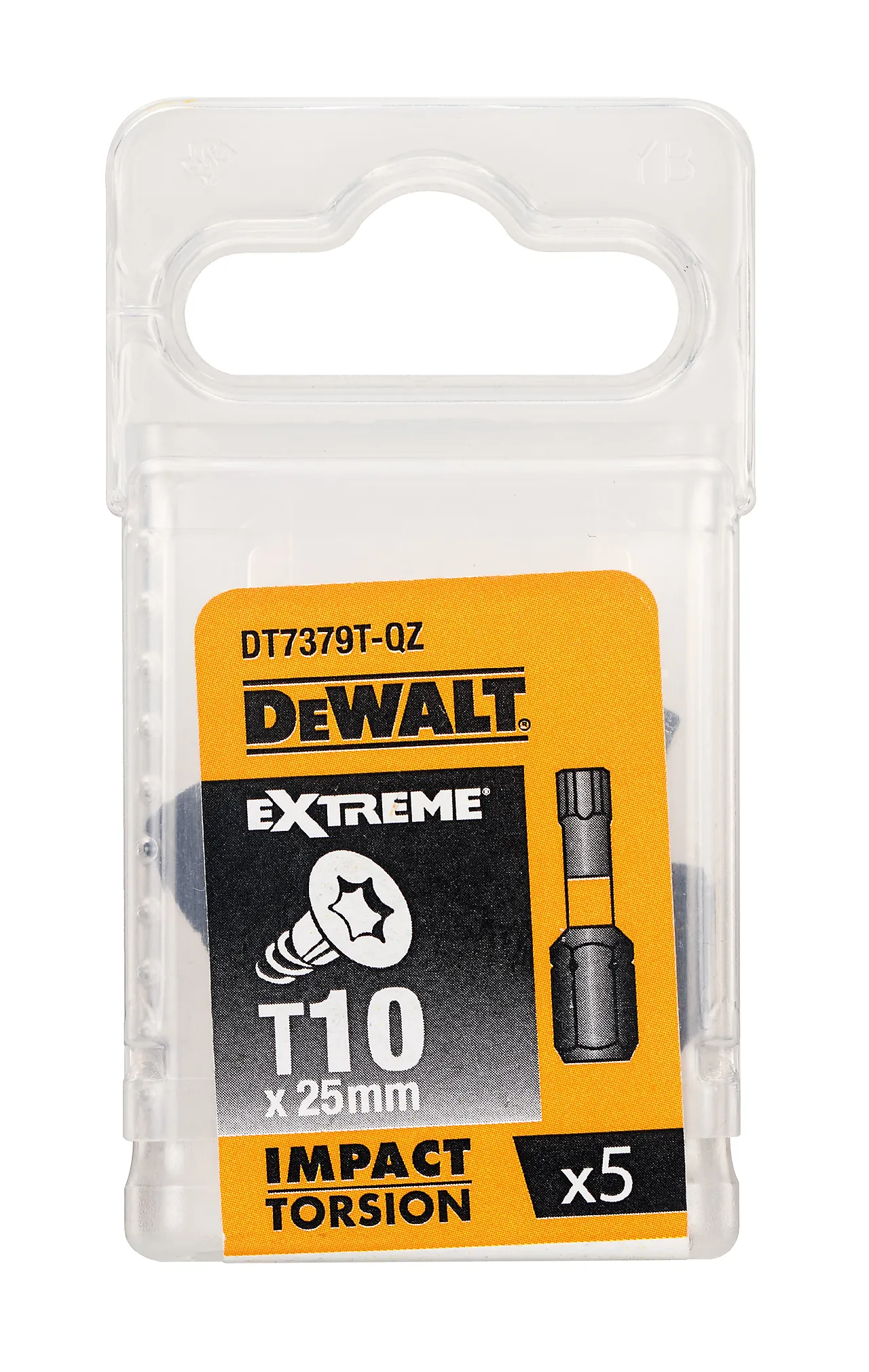 Dewalt Torx T10 Torsion Bits 25mm 5 stk DT7379T Dewalt Torx T10 Torsion Bits 25mm 5 stk DT7379T