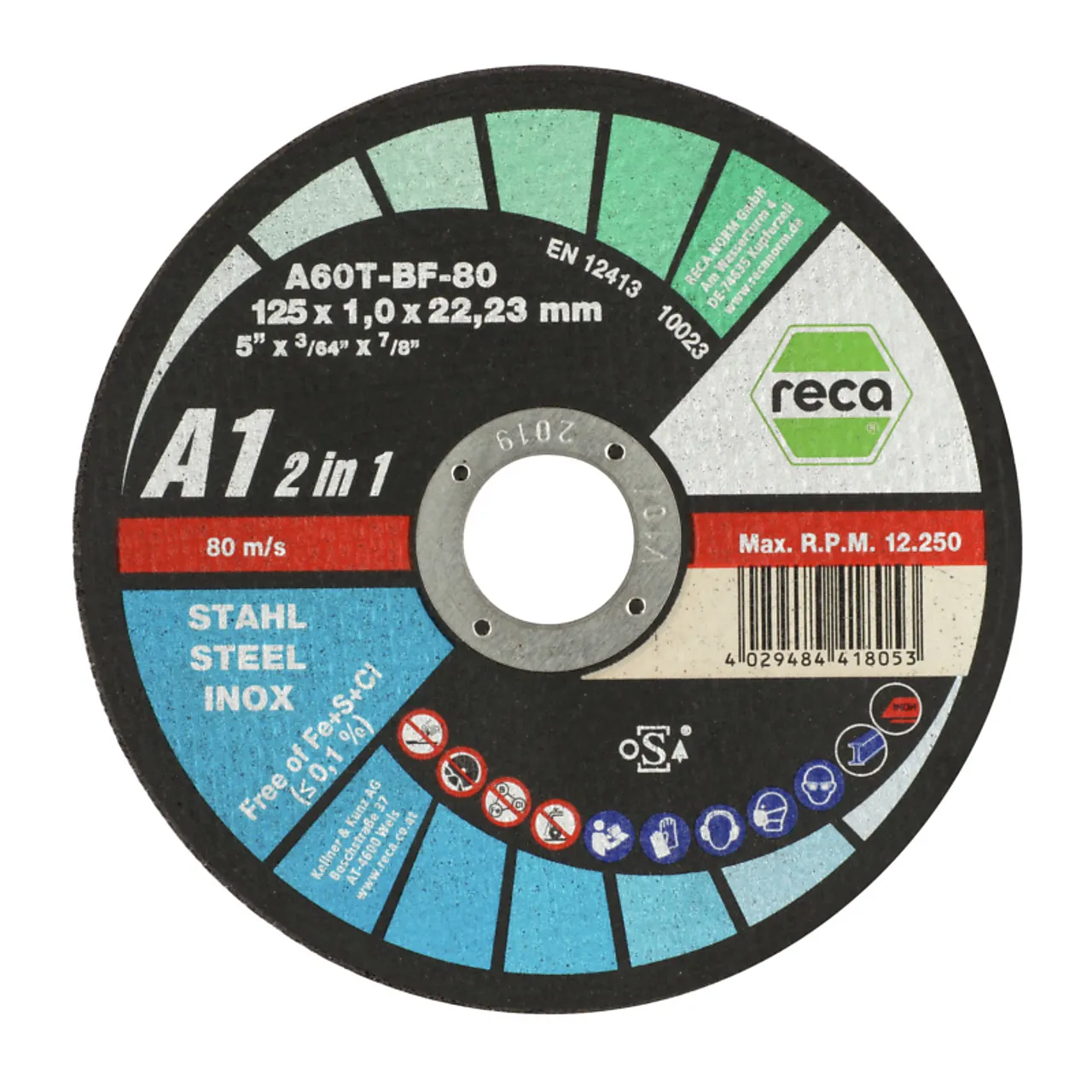 Kutteskive a1 2in1 230x1,8x22
