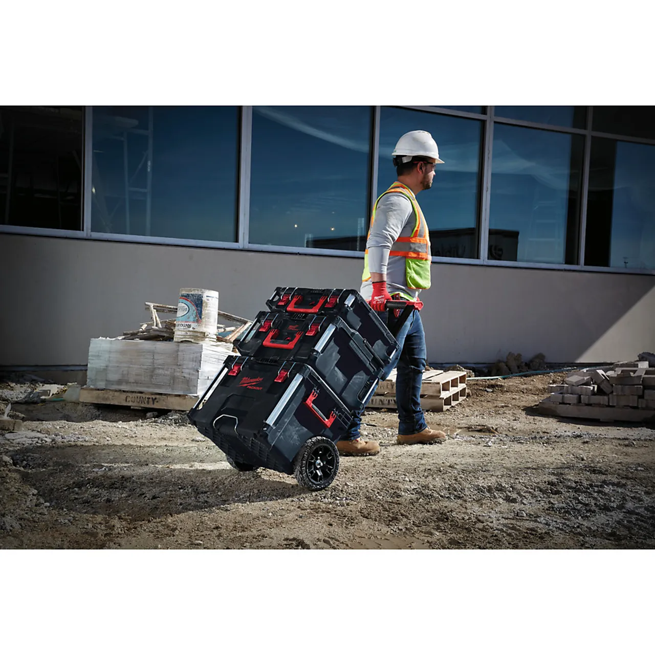 Milwaukee oppbevaringssystem PACKOUT trillekoffert null - null - 2 - Miniatyr