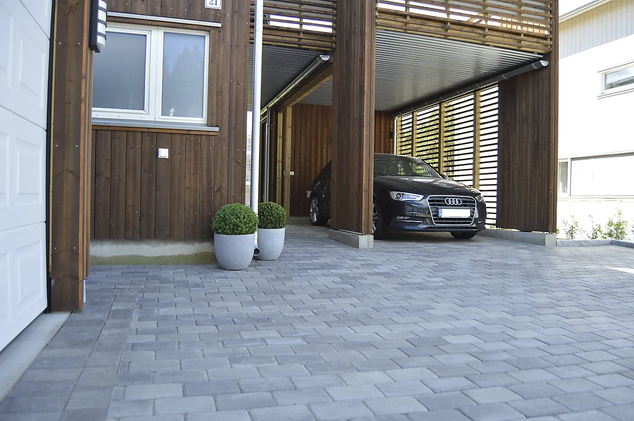 Belegningsstein kongsgård 1/2 gråmix 10,5x14x6 cm null - null - 2 - Miniatyr