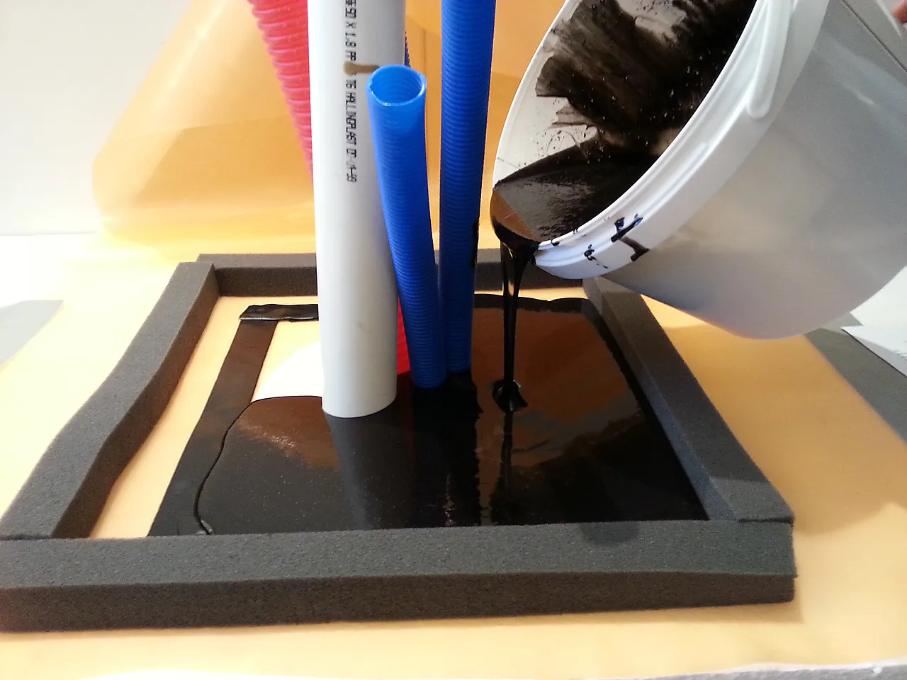 Rad m/ tetningsmasse flyte membran null - null - 2 - Miniatyr