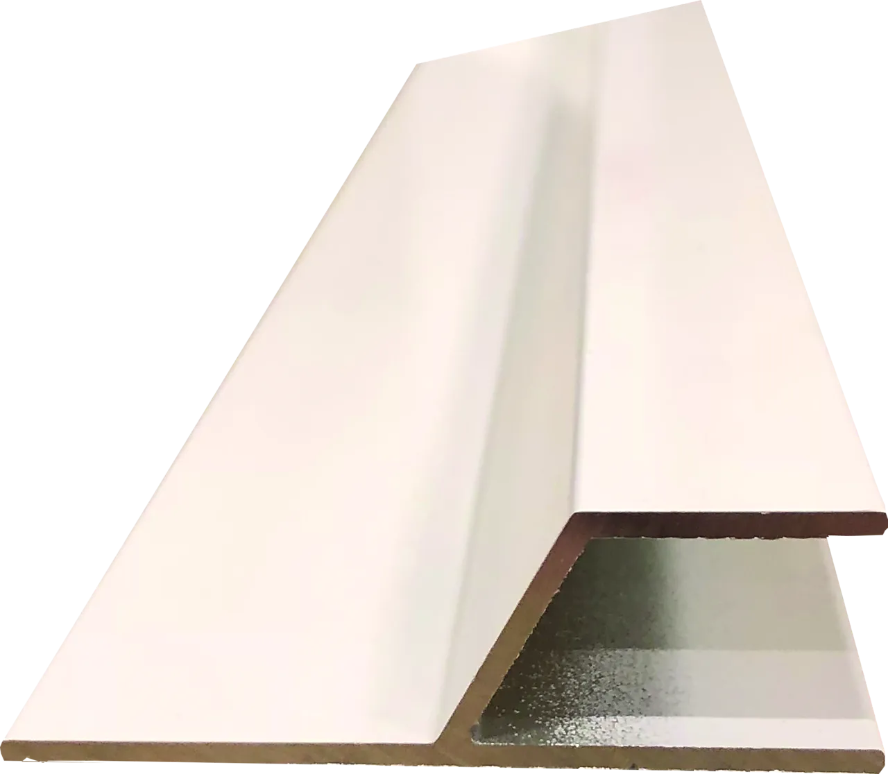 Horisontallist alu hvit 3000mm 12,3x50x3000mm