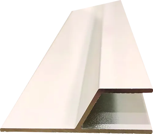 Horisontallist alu hvit 3000mm 12,3x50x3000mm