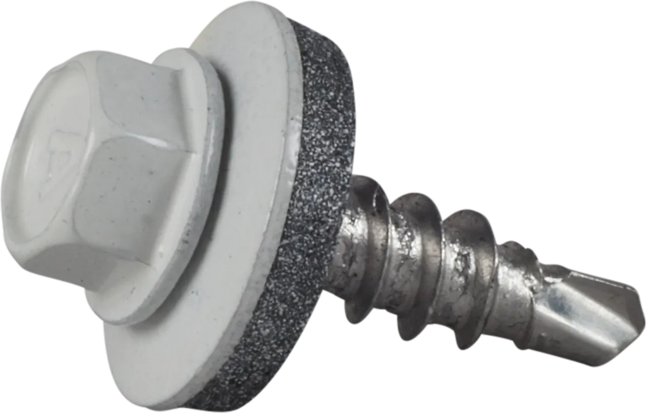 Farmerskrue BS hvit 5,5x20mm