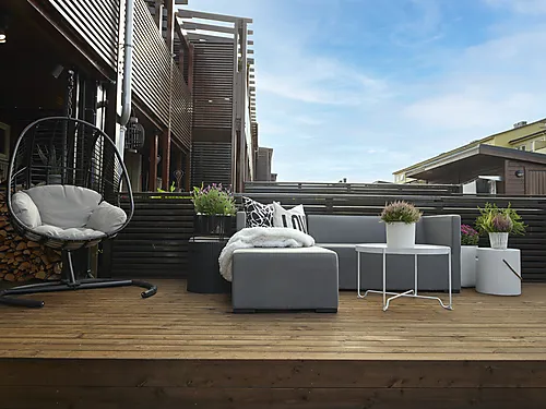 Terrassebord royalimpregnert brun Concise furu Uno 28x120 mm