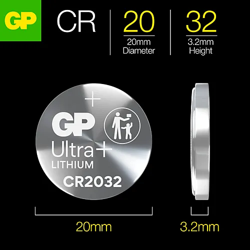Batteri knappcelle GP CR 2032
