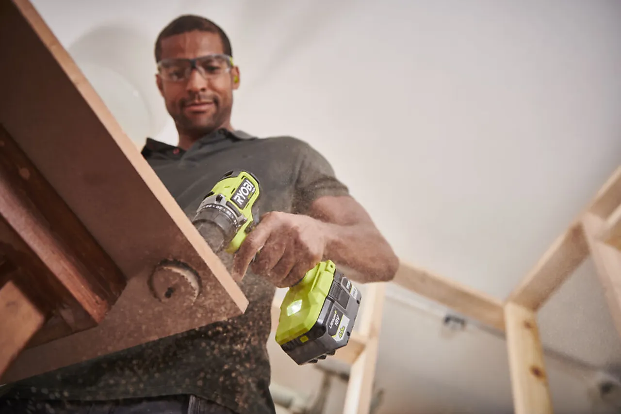 Ryobi bor/skrutrekker RDD18C1-0 u/ batteri null - null - 3 - Miniatyr