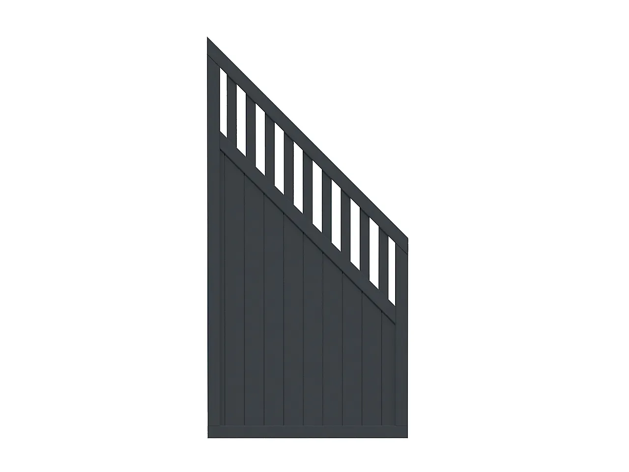 Levegg ELKE3 gråmalt. 33x57 mm 12 mm panel null - null - 3 - Miniatyr