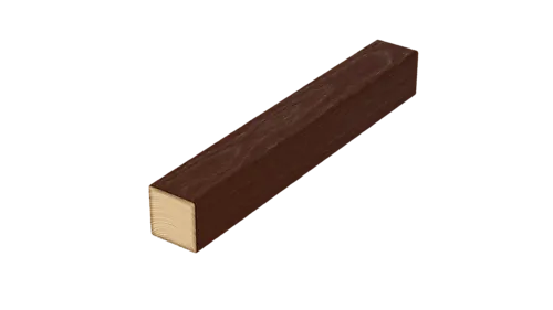 Lekt furu impregnert royal brun 48x48 mm