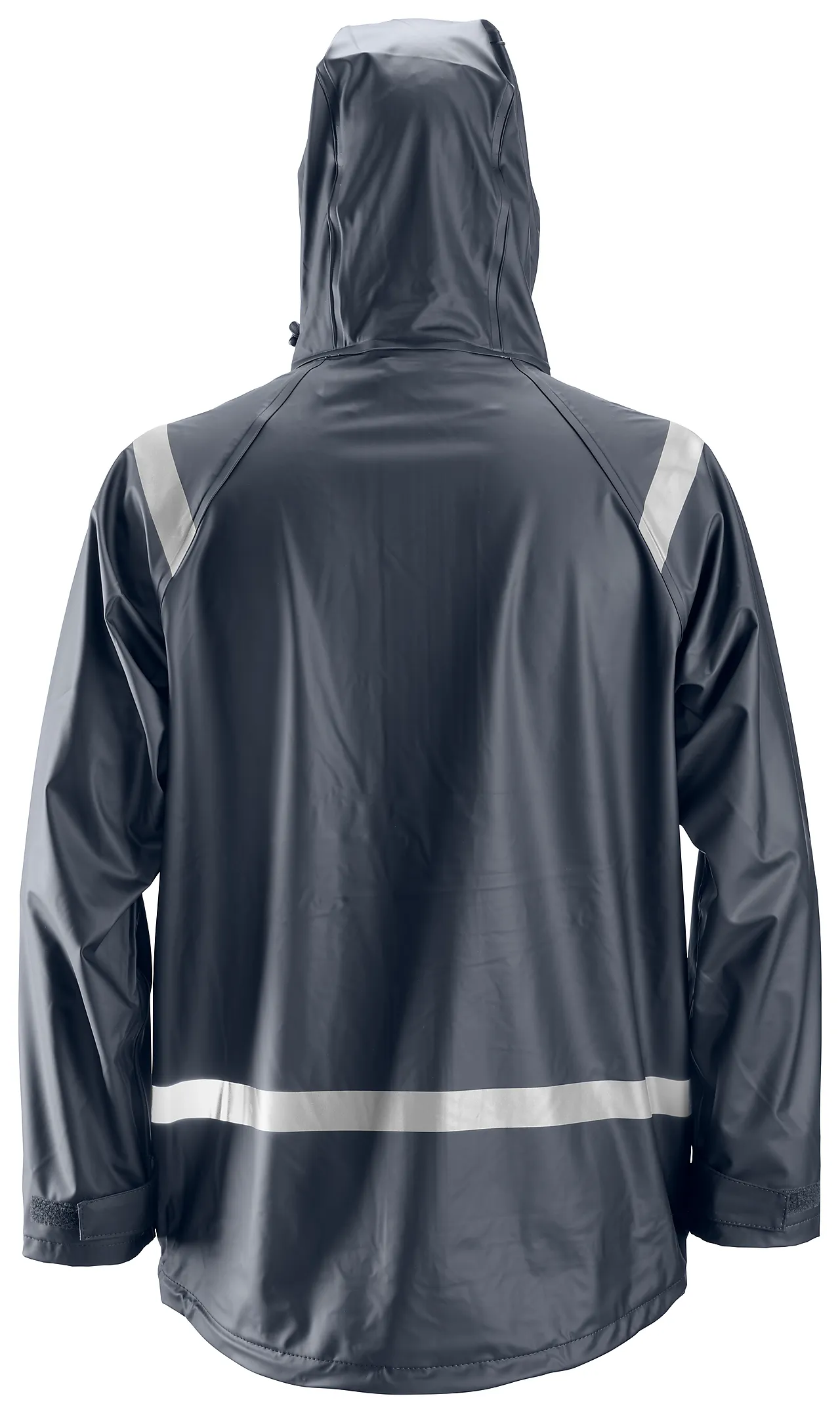 Snickers regnjakke 8200 mørk blå str M PU-belagt m/refleksdetaljer null - M - 2 - Miniatyr