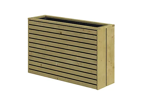 Blomsterkasse impregnert 103x30x67 cm