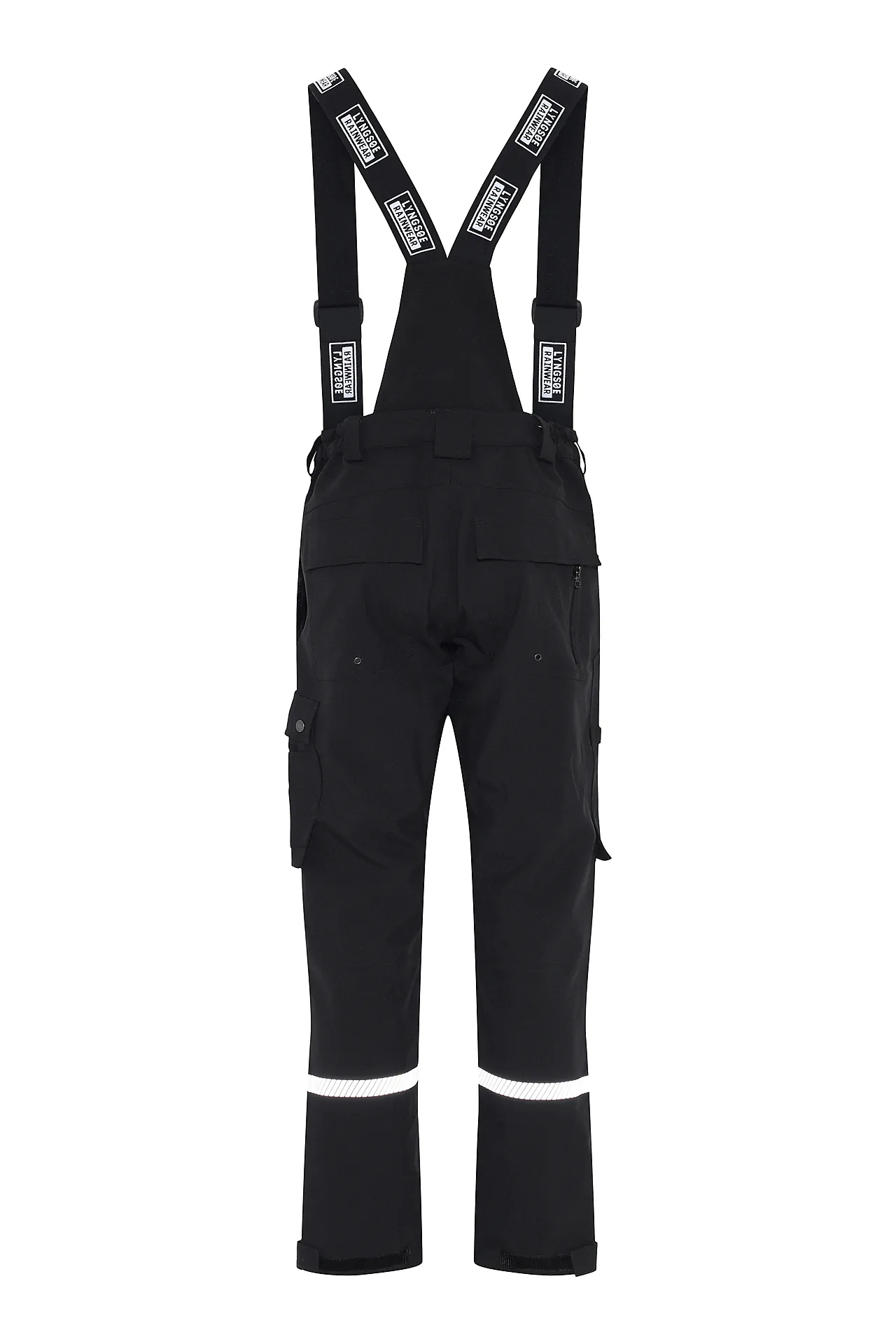 Skallbukse med seler 4WS-4083 sort str L Skallbukse med seler 4WS-4083 sort str L