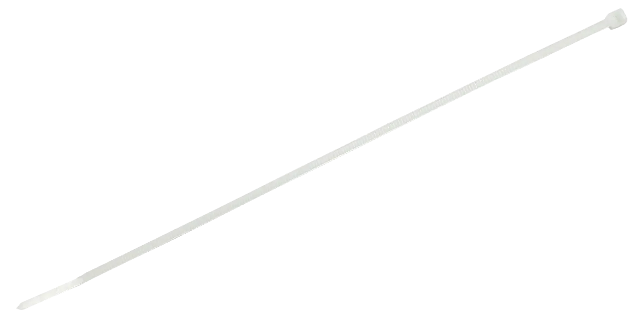 Kabelstrips bn 2,5x200 mm transparent 100 stk null - 2,5x200 mm - 2 - Miniatyr