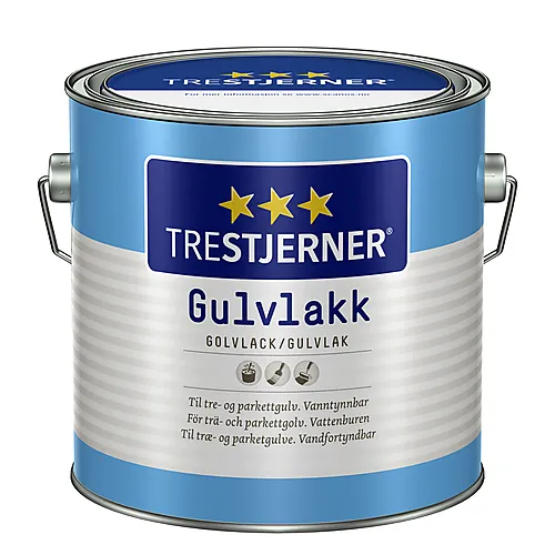 Gulvlakk vanntynnbar matt 3 liter