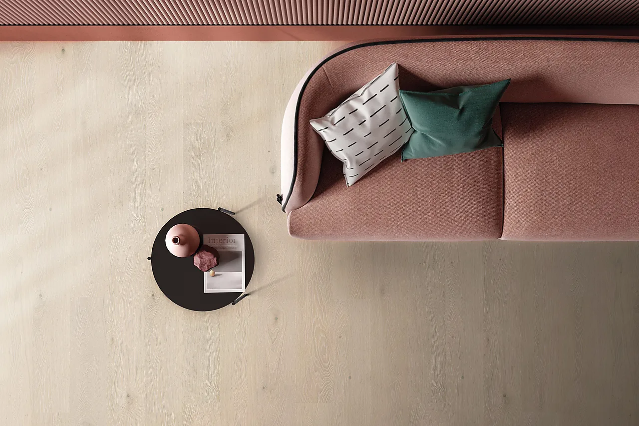 OpusEco Hybridgulv 1-stav Gausta hvit eik null - null - 2 - Miniatyr