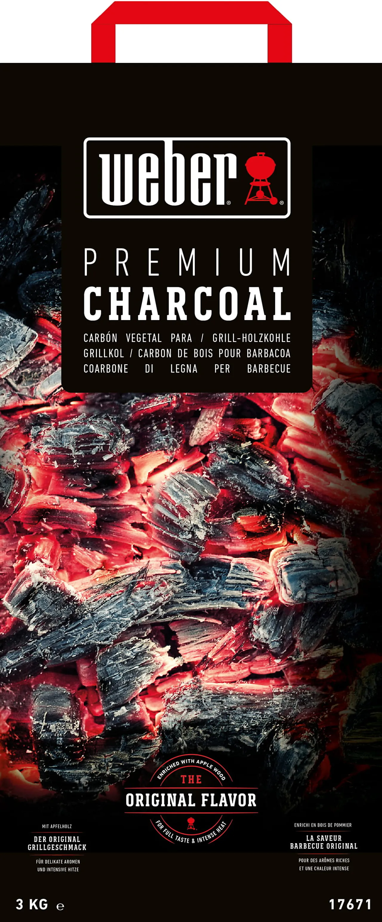 Weber grillkull 5 kg fsc