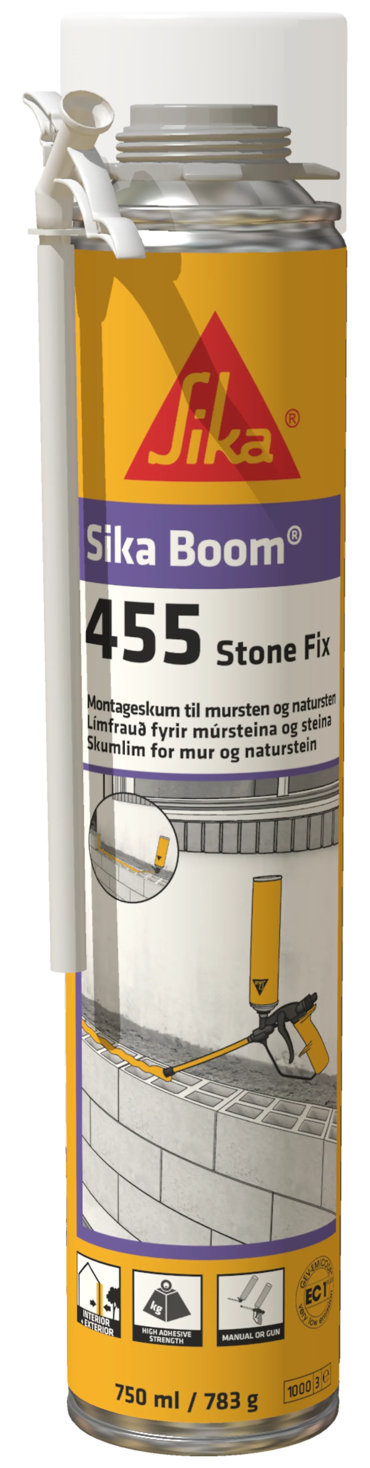 Steinlim dyse og pistol 750 ml Steinlim dyse og pistol 750 ml