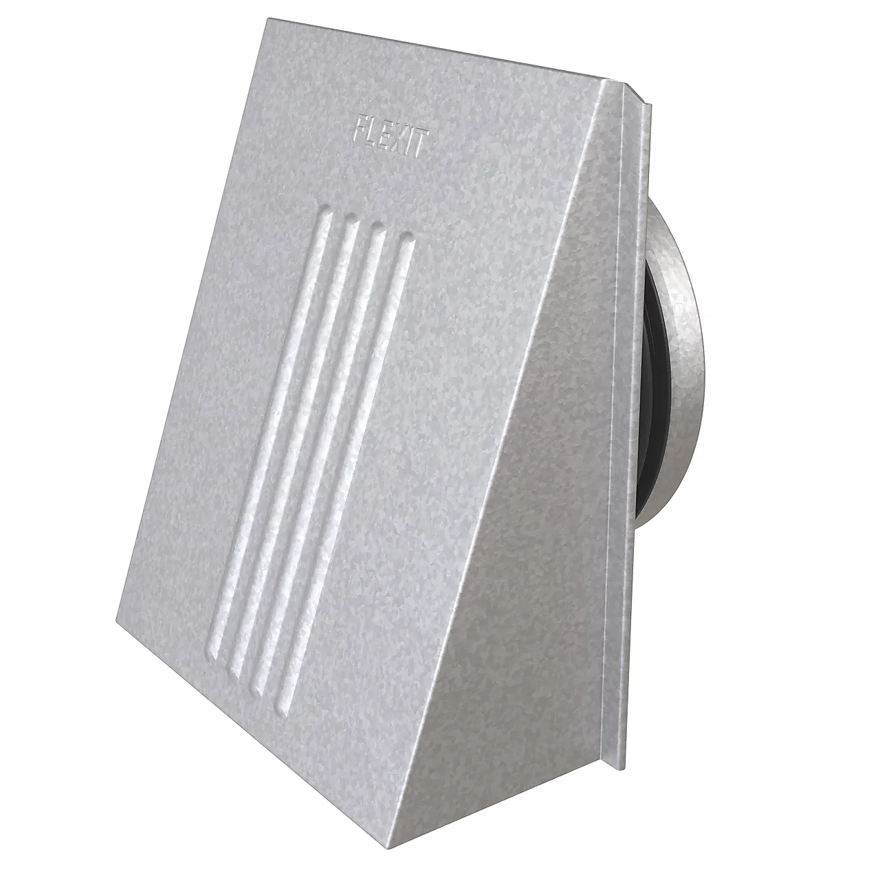 Kappe med nippel 6x6 Ø 125 mm stål Kappe med nippel 6x6 Ø 125 mm stål