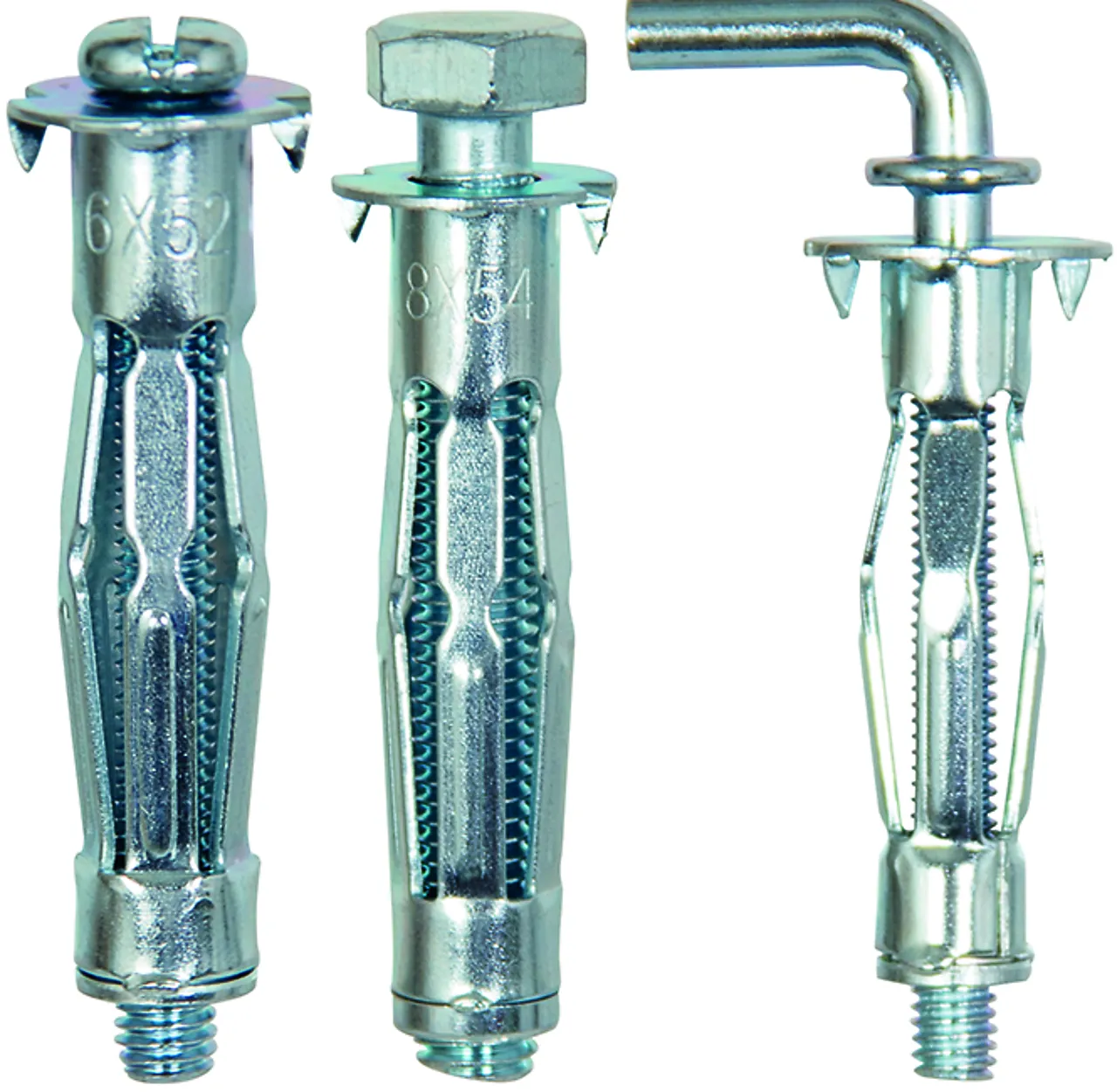 Gipsplateanker HM 6x52 mm S blisterpakket a 4 stk null - null - 3 - Miniatyr