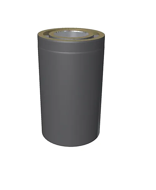 Pipeelement 500 mm x ø 150 mm PMV50 sort