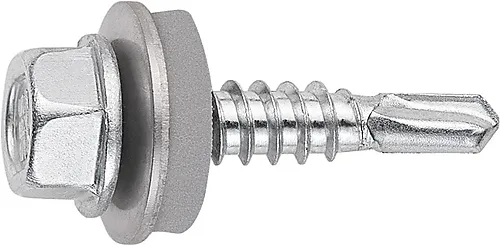 Skrue elzn sl2-t-a14-4,8x20 ral3009 lakkert rød 100pk