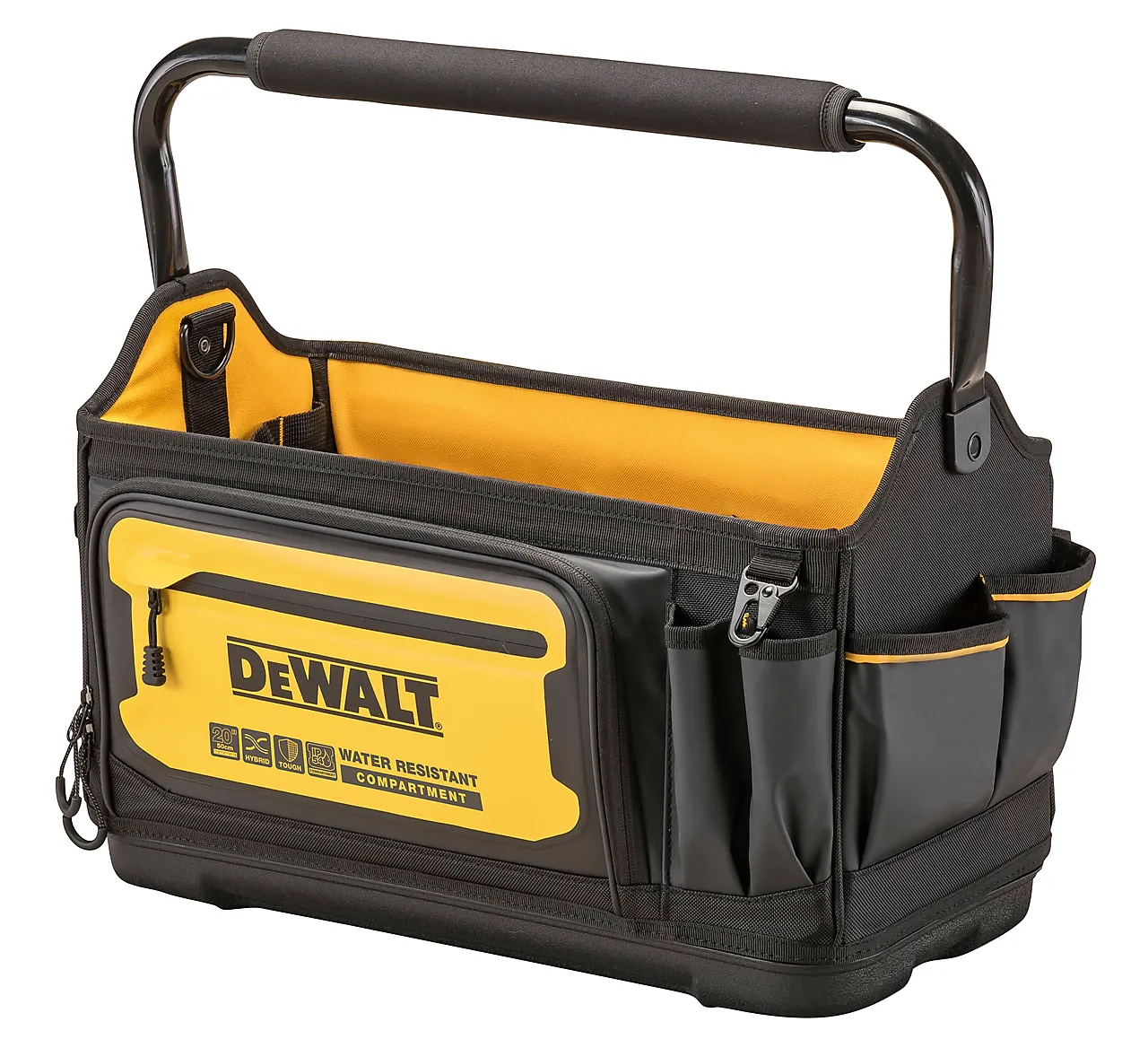 DEWALT 20" PRO åpen verktøyveske med 36 lommer, 1680 Denier