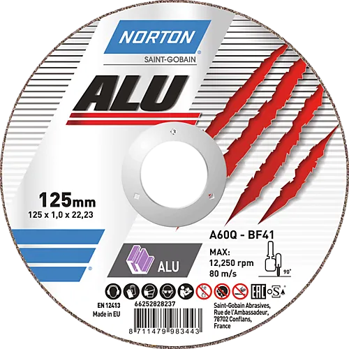 Kappeskive alu 230x1,9x22,2 na 46 q norton alu