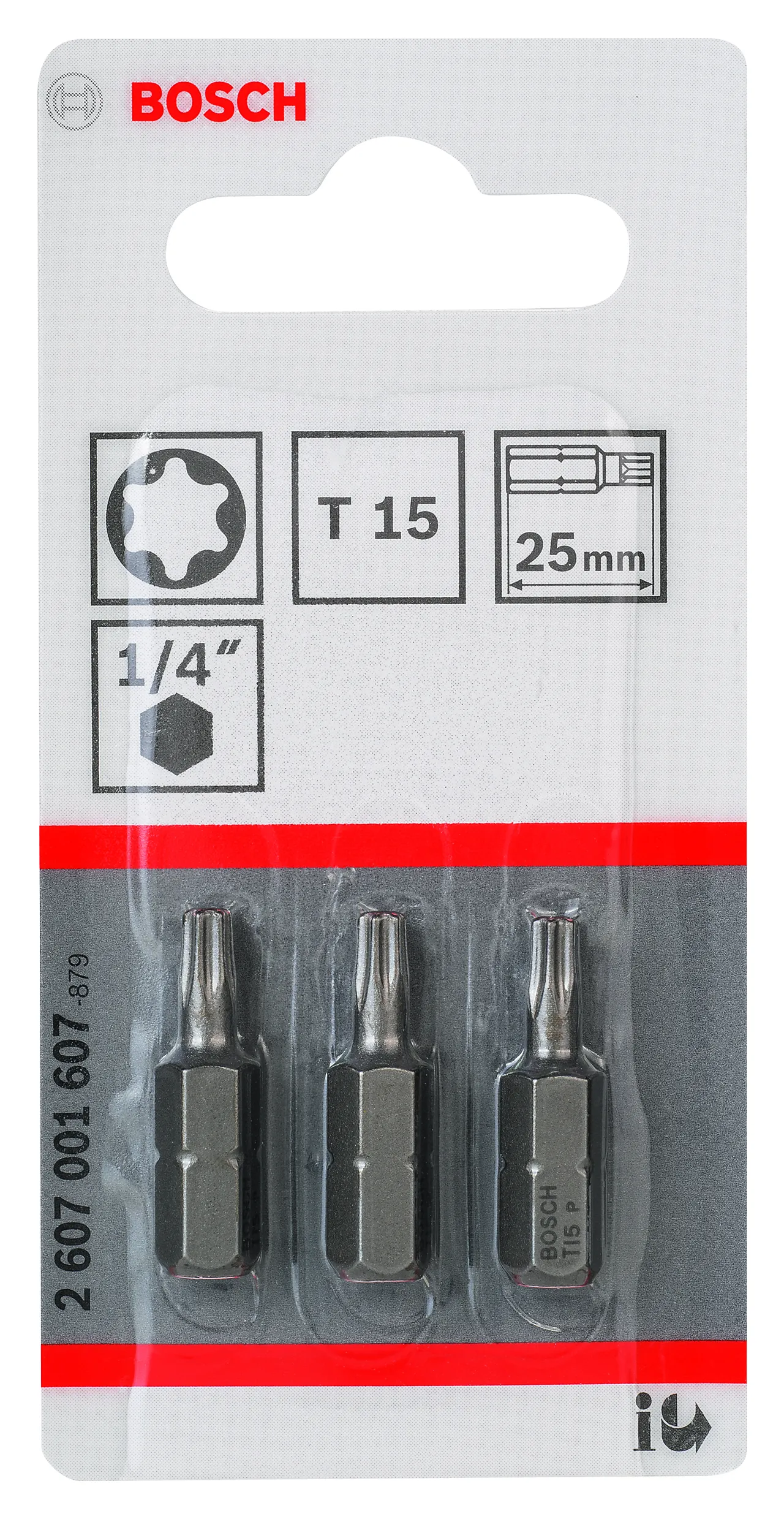 Bits-003 T15 25mm 3 stk null - T15 - 2 - Miniatyr