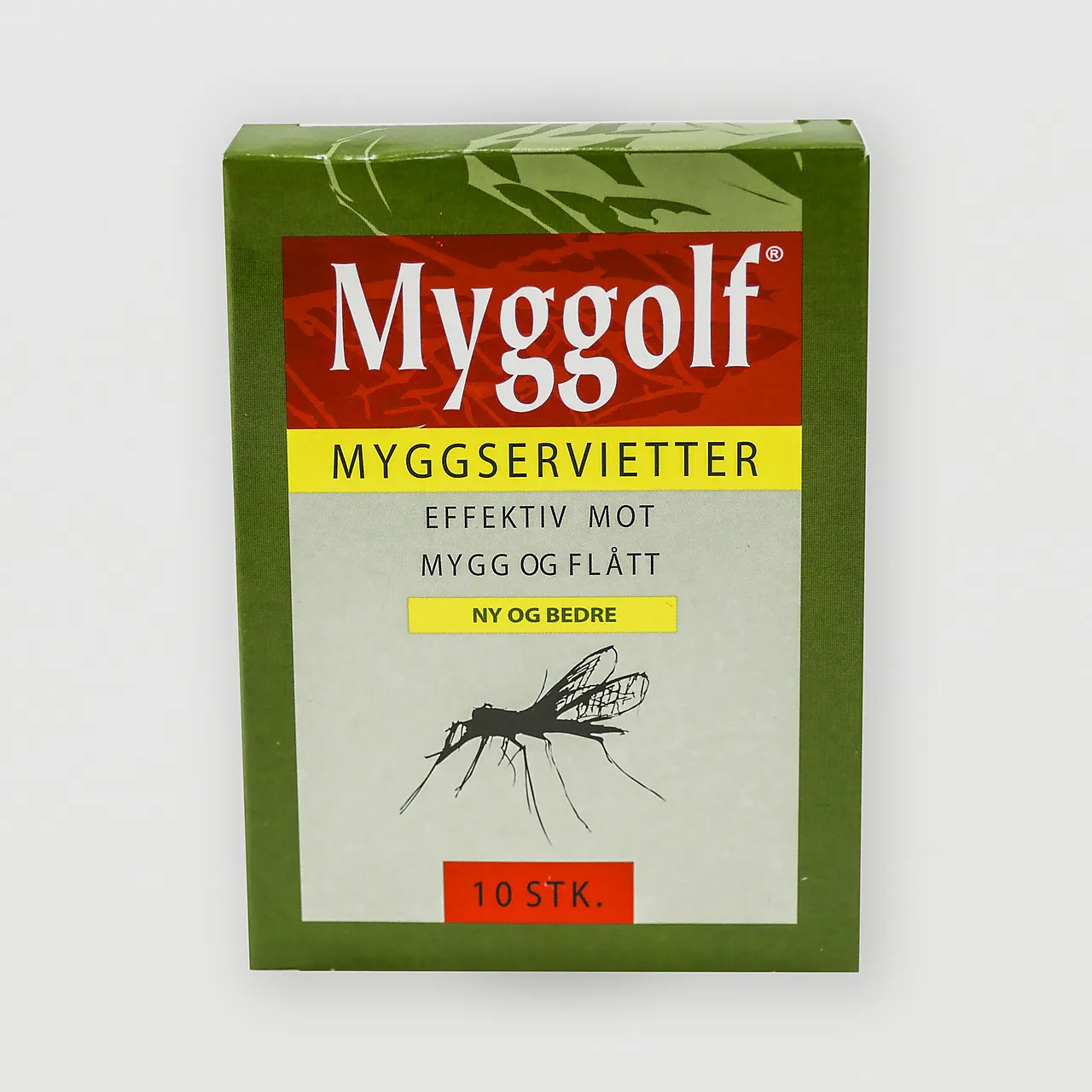 Myggservietter 13 % saltidin 10 stk Myggservietter 13 % saltidin 10 stk