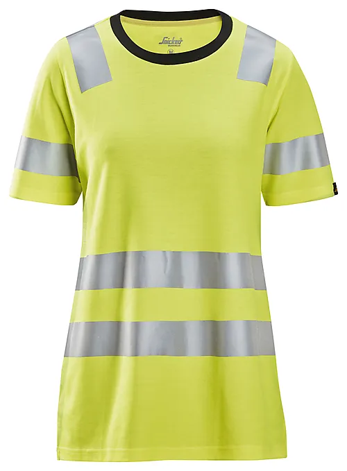 Snickers workwear t-skjorte 2537 dame gul Xxl
