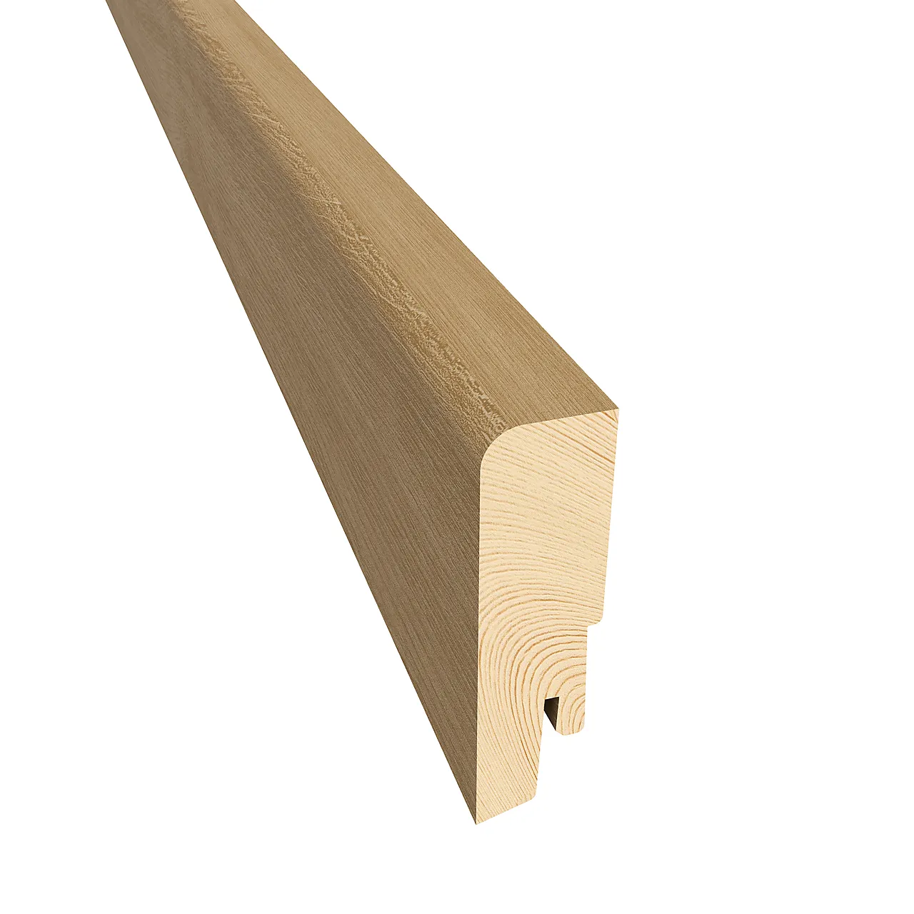 Sokkellist finert, 16x60x240 mm, eik matt null - null - 2 - Miniatyr