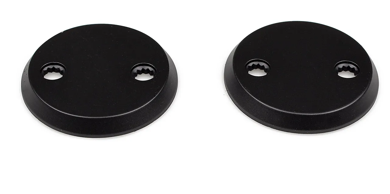 Blindskilt med hjertehull sort Blindskilt med hjertehull sort