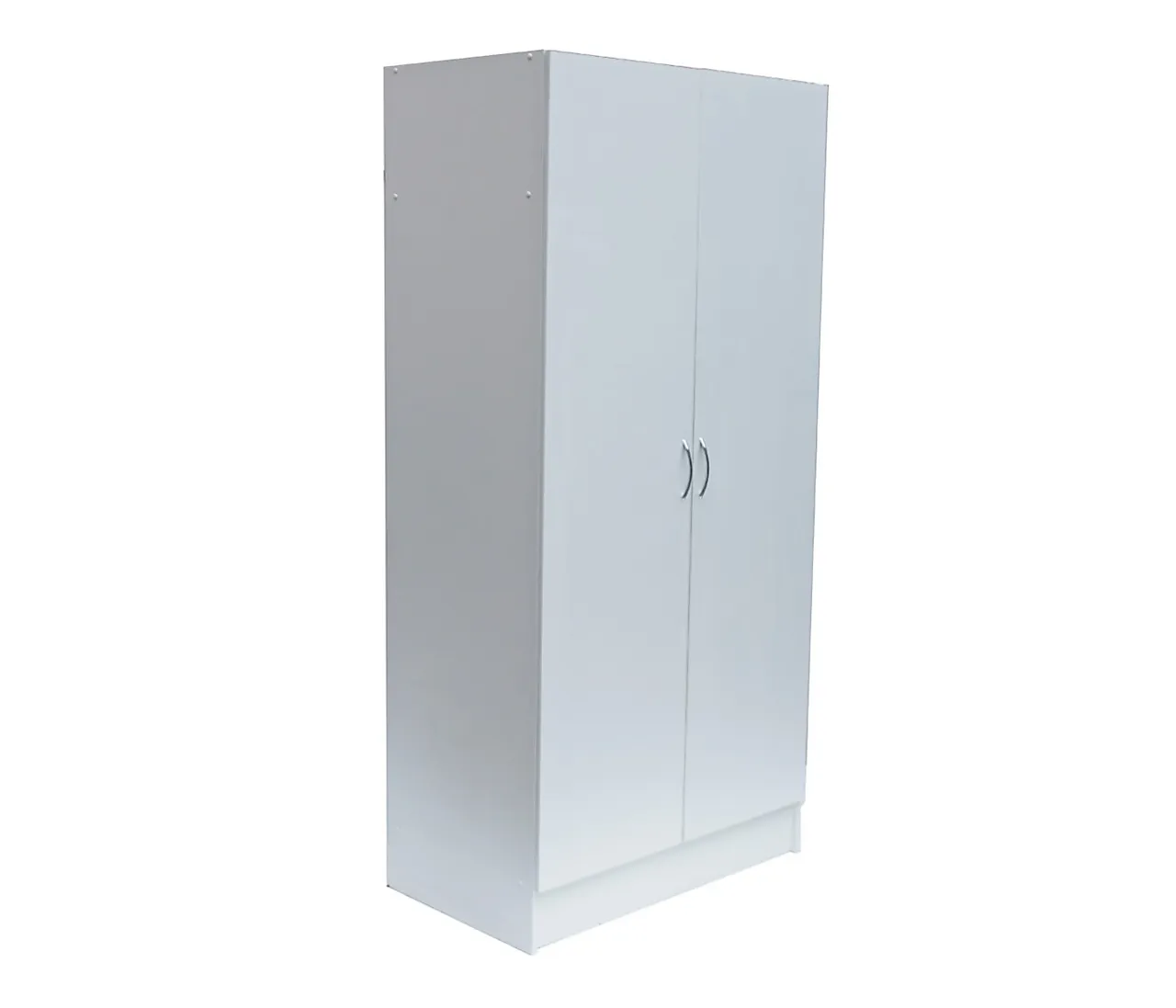 Garderobeskap hvit 100 cm (del 1 av 2) null - null - 2 - Miniatyr