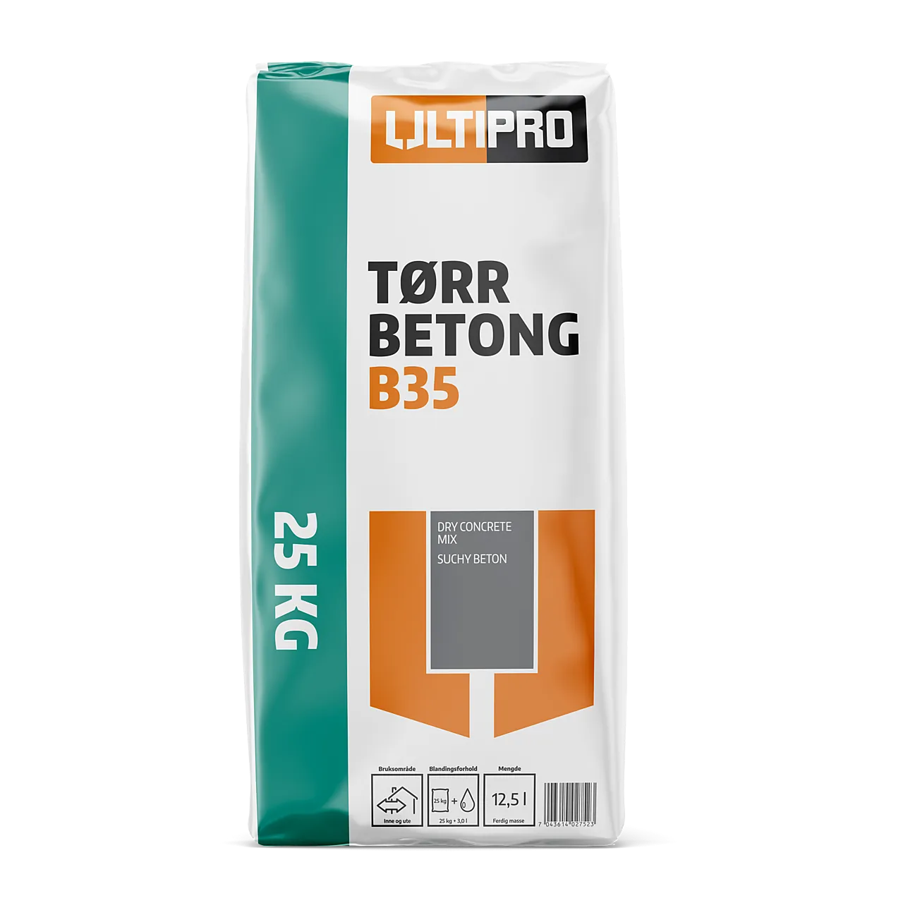 Tørrbetong B35 25 kg Tørrbetong B35 25 kg