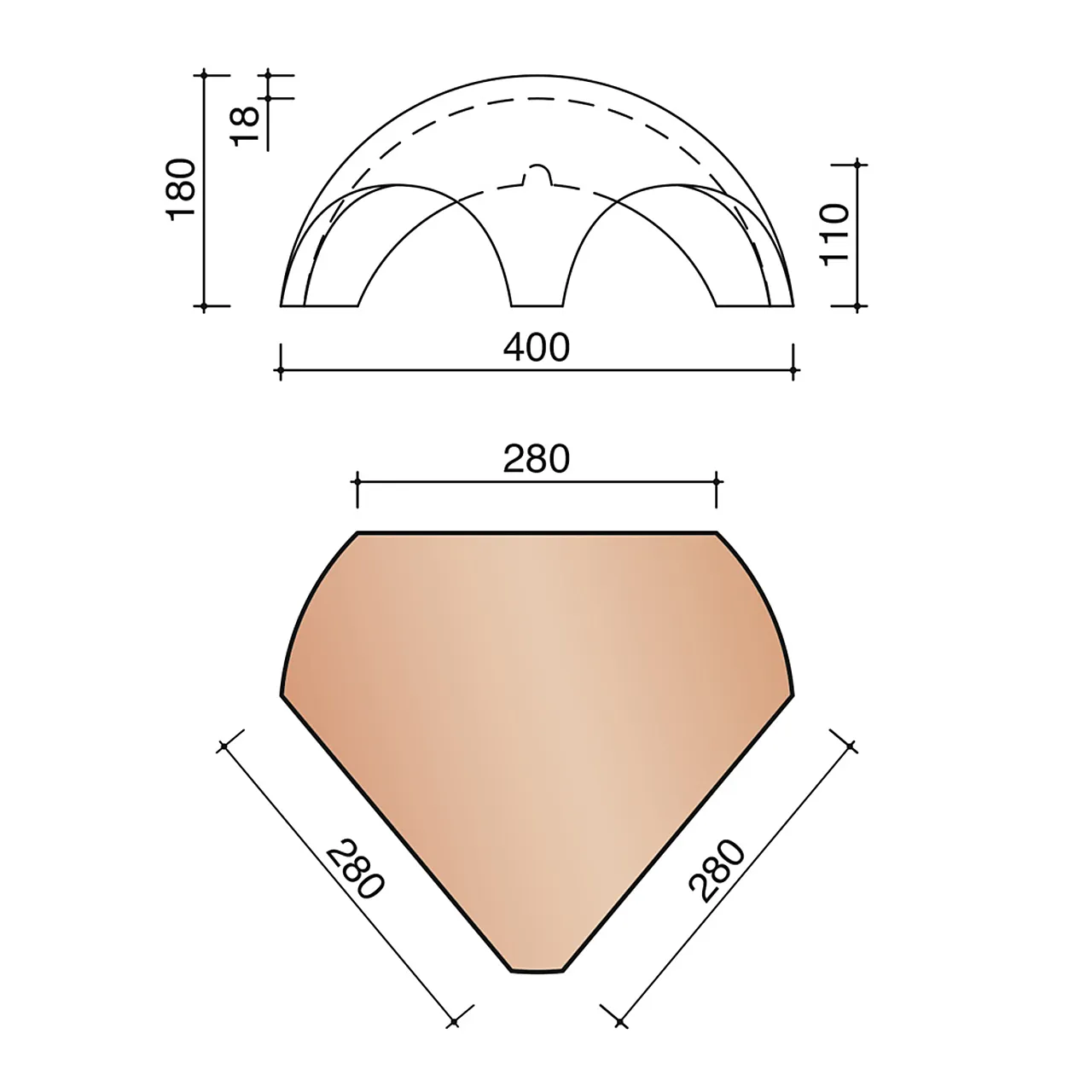 Valmklokke sort gl n5500 738 koramic Valmklokke sort gl n5500 738 koramic