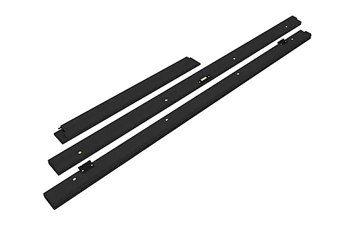Dørkarm 93 mm 80x210 cm dempet sort